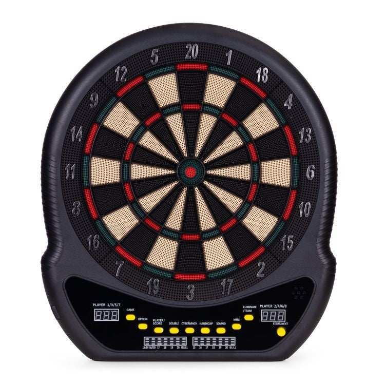 Elektronski pikado 48 cm sa LCD ekranom, 27 igara, set sa 12 pikada