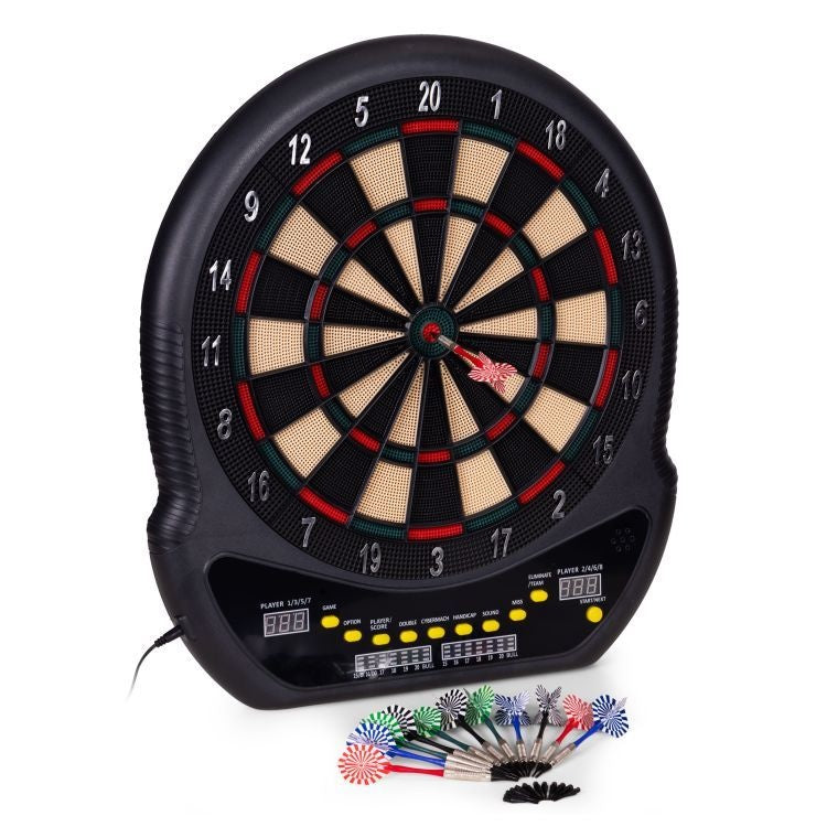 Elektronski pikado 48 cm sa LCD ekranom, 27 igara, set sa 12 pikada