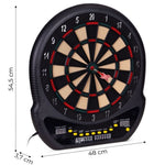 Elektronski pikado 48 cm sa LCD ekranom, 27 igara, set sa 12 pikada
