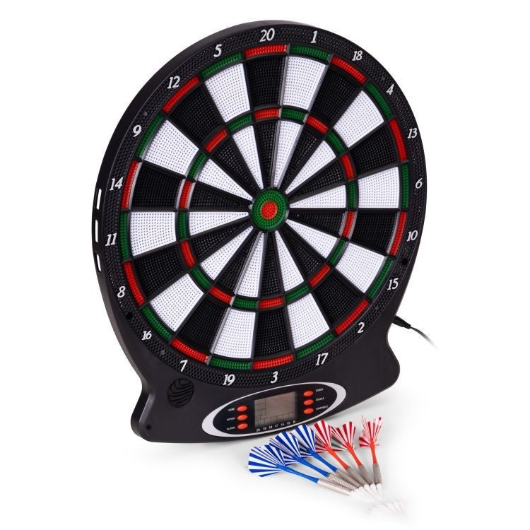 Elektronski pikado sa LCD ekranom 38 cm, 18 igara, set sa 6 pikada