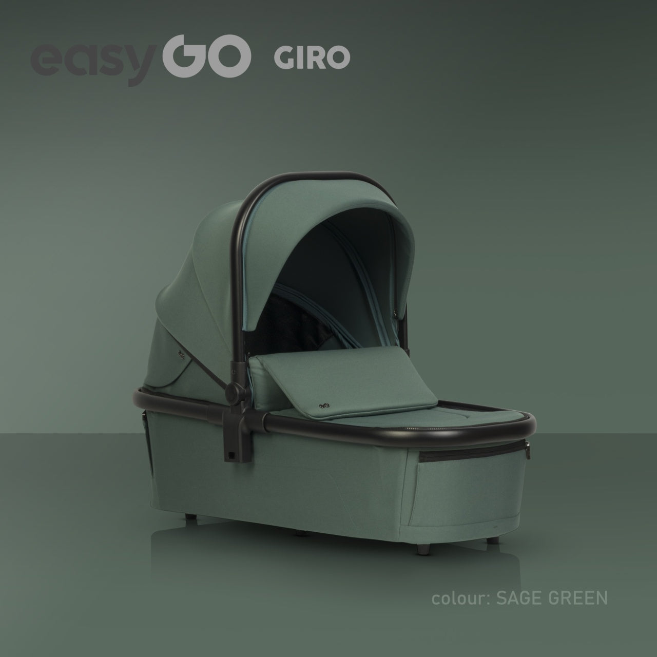 EUROCART EASY GO GIRO 2U1 KOLICA ZA BEBE SAGE GREEN