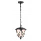 Fenjer 1011L Viseci 1*E27 Crni IP44