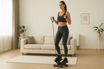 Fitnes steper sa elastičnim trakama za vežbanje i LCD displejom – ModernHome