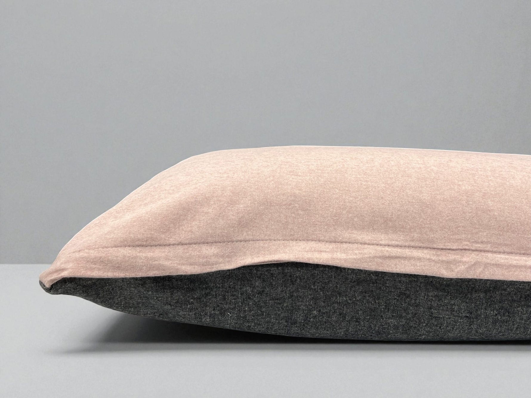 Jastucnica od Flanela 50x70cm Dva lica Roze/Siva boja