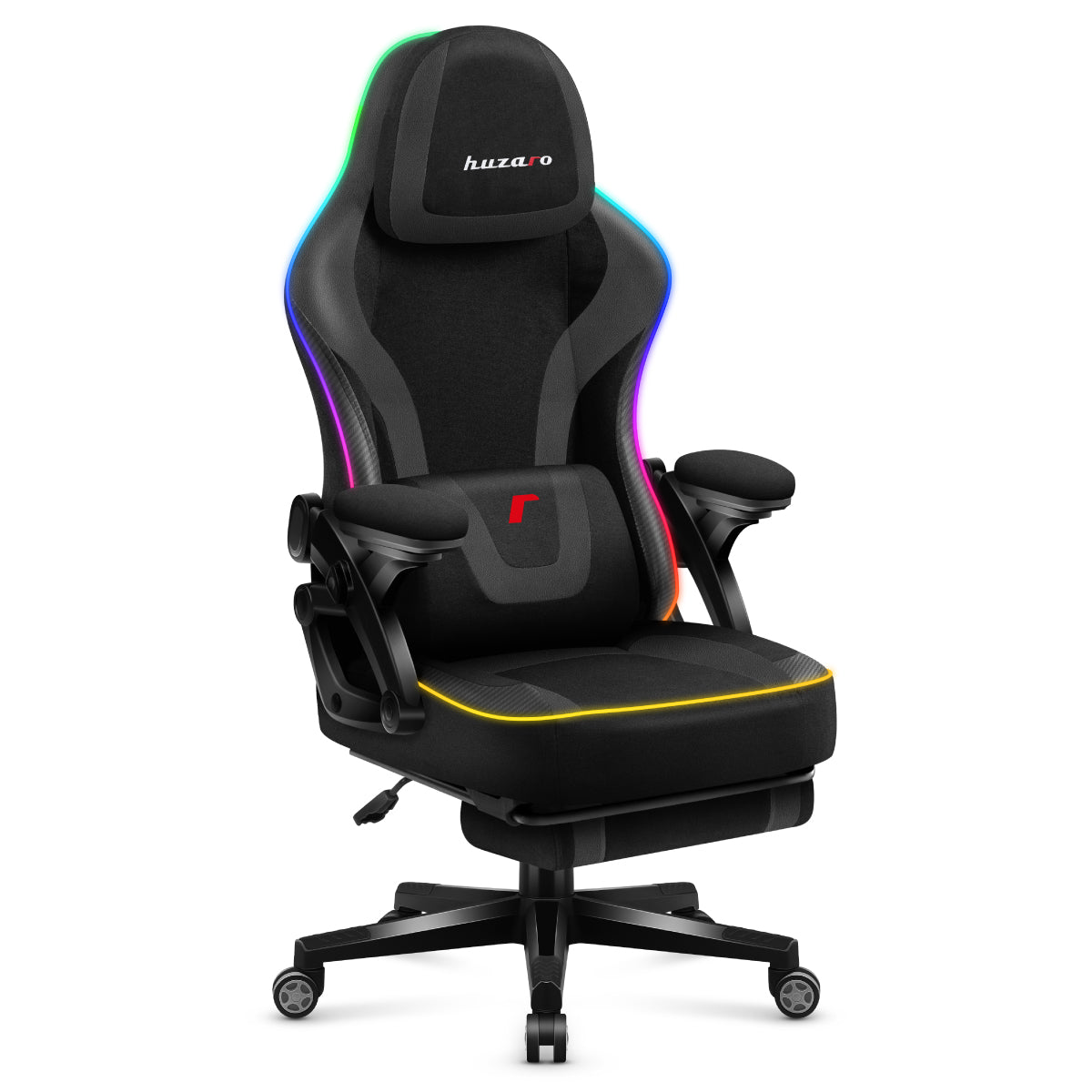 Gejmerska stolica Huzaro Force 4.6 RGB Black Mesh Smart