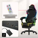 Gejmerska stolica Huzaro Force 3.7 RGB Black