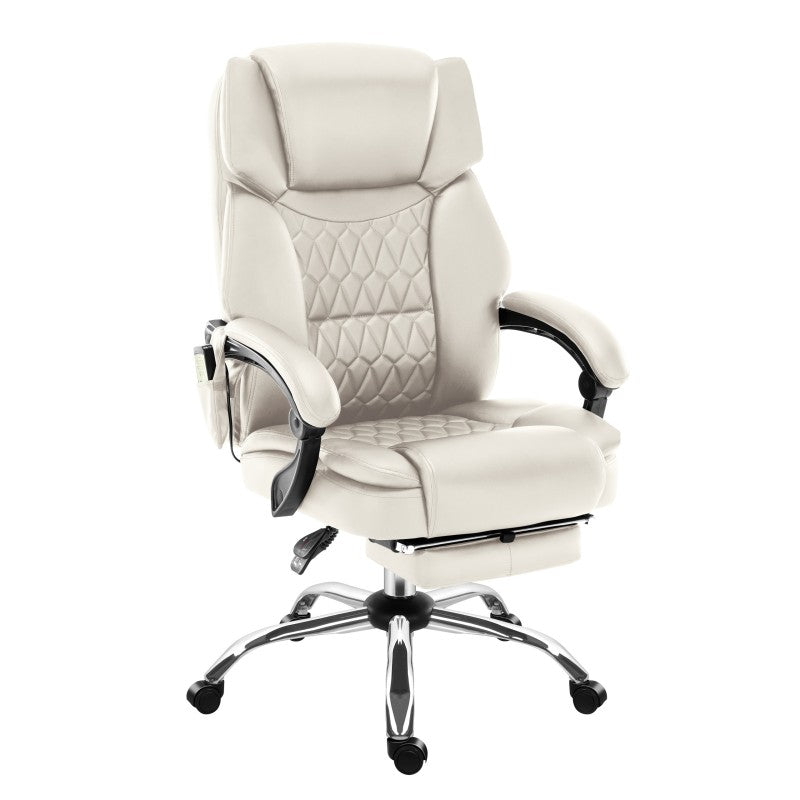 Kancelarijska stolica sa masažerima Mark Adler Boss 6.0 Beige