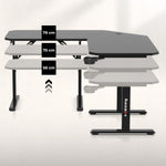 Gejmerski ugaoni sto Huzaro Hero 7.3 Black