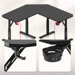 Gejmerski ugaoni sto Huzaro Hero 7.3 Black