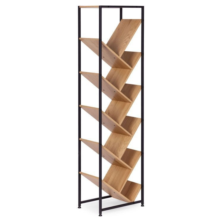 Geometrijska polica za knjige, loft stil – ModernHome