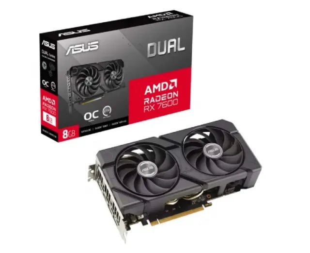 Grafička karta ASUS DUAL-RX7600-O8G-EVO AMD/8GB/GDDR6/128bit/crna