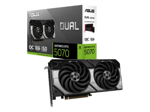 Grafička karta ASUS DUAL-RTX5070-O12G NVD/12GB/GDDR7/192bit/crna