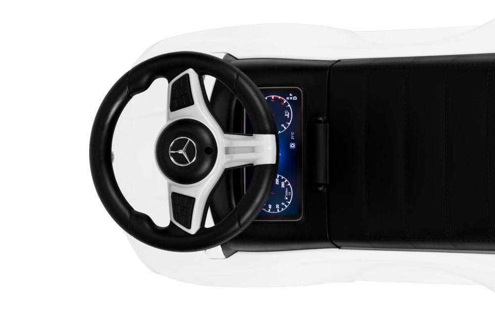 Guralica Mercedes C CLASS sa interaktivnim volanom i zvucima, WHITE