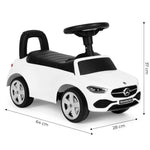 Guralica Mercedes C CLASS sa interaktivnim volanom i zvucima, WHITE