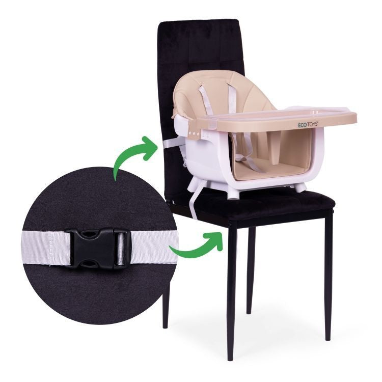 Hranilica za bebe 2u1 Beige ECOTOYS