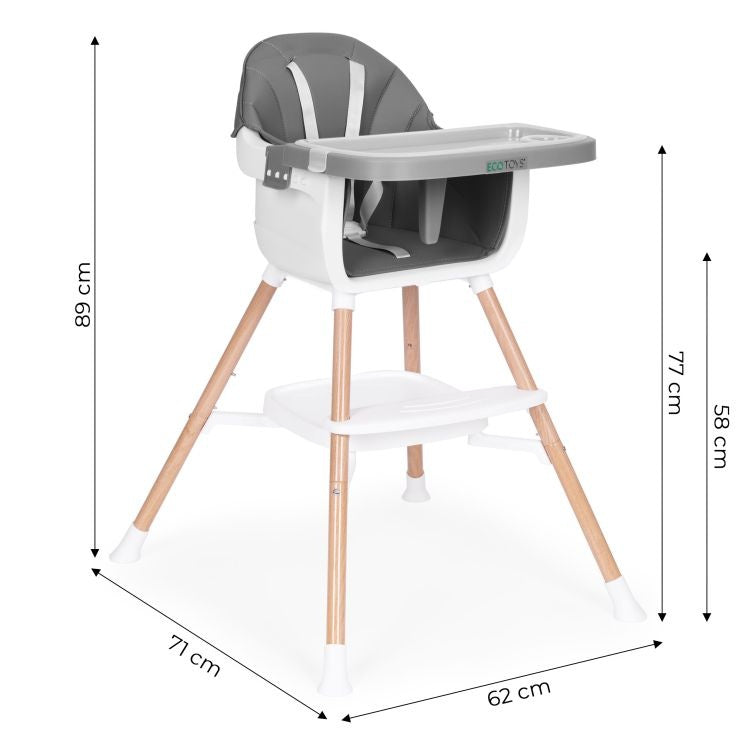 Hranilica za bebe 2u1 Gray ECOTOYS