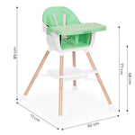 Hranilica za bebe 2u1 Green ECOTOYS