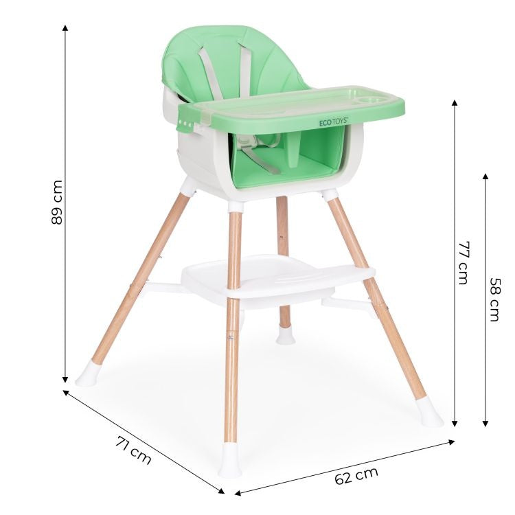 Hranilica za bebe 2u1 Green ECOTOYS