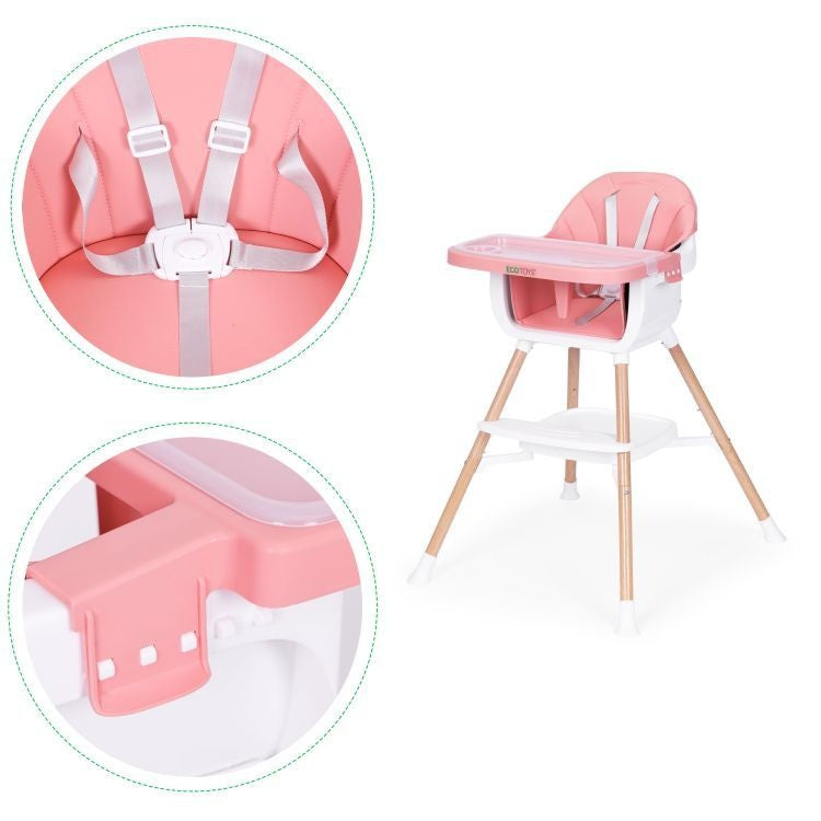 Hranilica za bebe 2u1 pink ECOTOYS