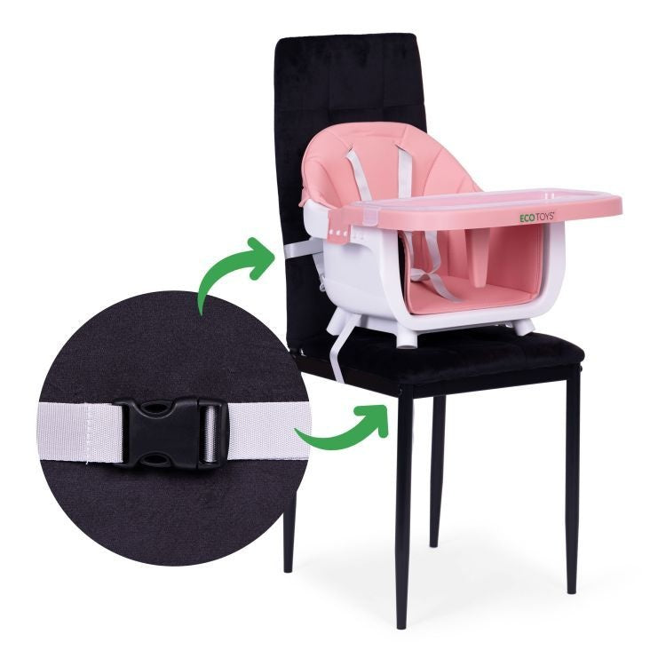 Hranilica za bebe 2u1 pink ECOTOYS