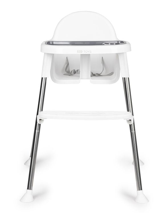 HRANILICA ZA BEBE 2U1 SA POSTOLJEM I POJASEVIMA WHITE ECOTOYS