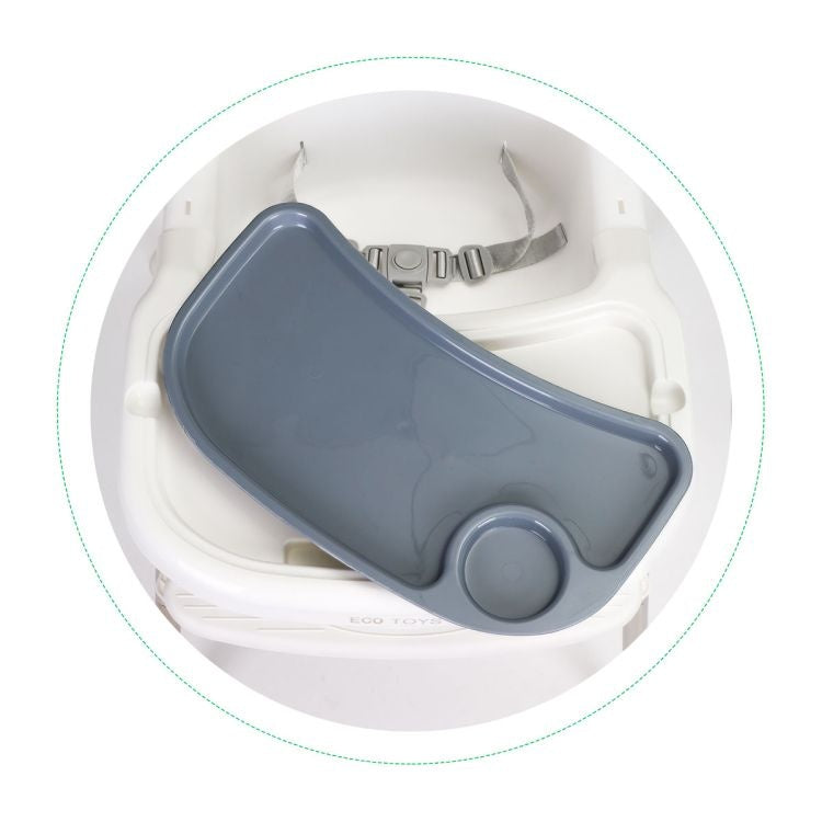 HRANILICA ZA BEBE 2U1 SA POSTOLJEM I POJASEVIMA WHITE ECOTOYS