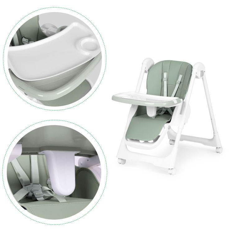 HRANILICA ZA BEBE ECOTOYS DUPLA TACNA GREEN