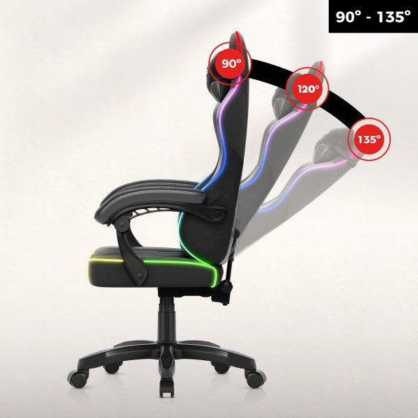 Huzaro Force 2.7 Gejmerska stolica RGB Black
