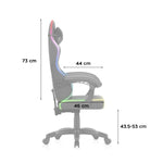 Huzaro Force 2.7 Gejmerska stolica RGB Black