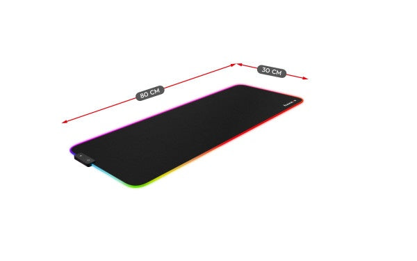 Huzaro Gaming Podloga za miš i tastaturu Mousepad 1.0 XL RGB