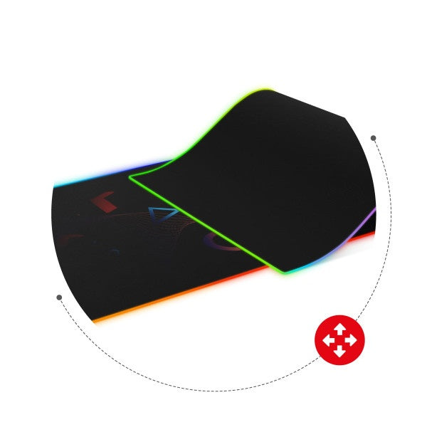 Huzaro Gaming Podloga za miš i tastaturu Mousepad 2.0 XL 80x30 RGB