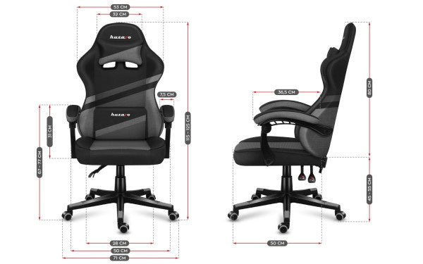 Huzaro Gaming stolica Force 4.4 Grey Mesh