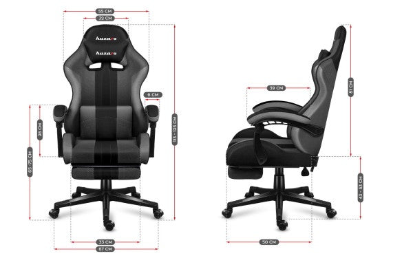 Huzaro Gaming stolica Force 4.7 Grey Mesh