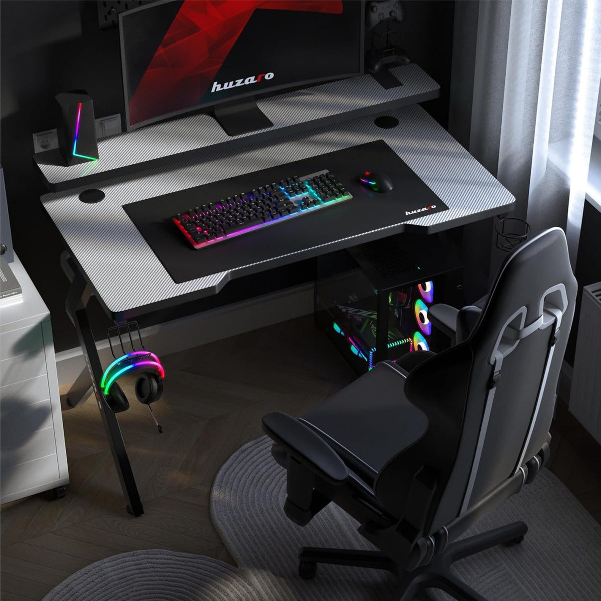 Huzaro Hero 5.0 White Gaming Sto