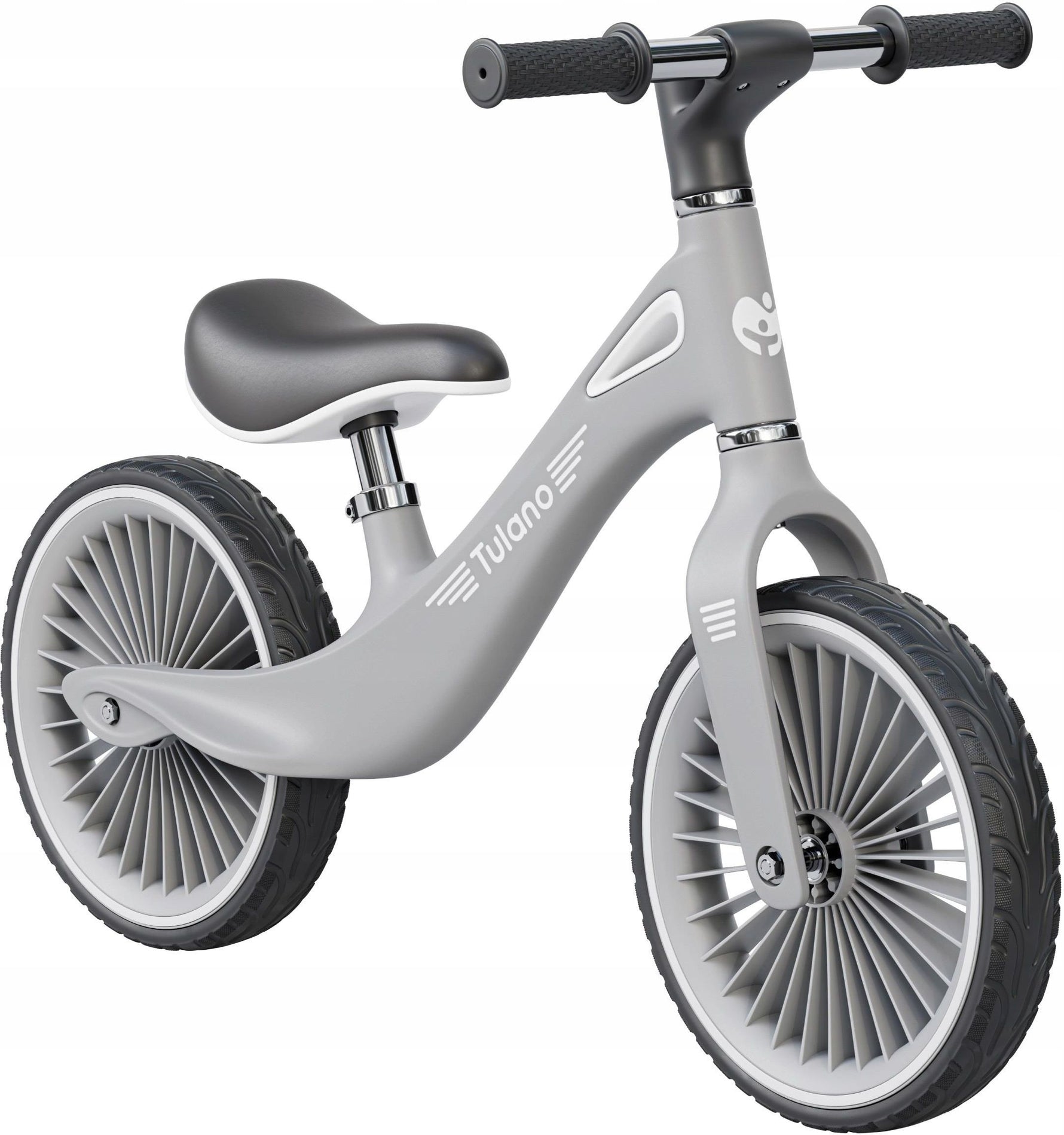 Dečiji balance bike Tulano Route Sivi, uzrast 2+