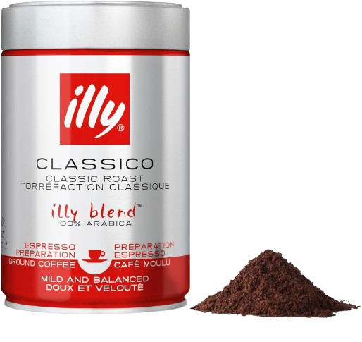 Illy, mlevena kafa Classico, 250g