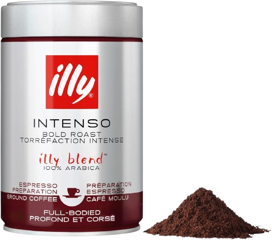 Illy, mlevena kafa Intenso, 250g