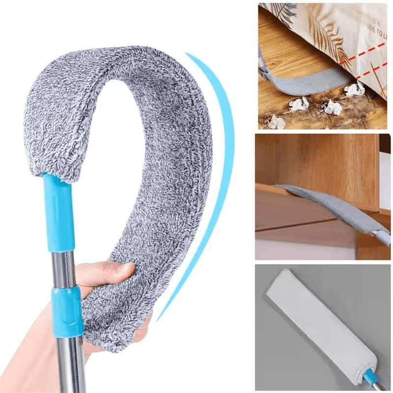 Savitljivi brisko za prašinu zateško dostupna mesta i površine sa mikrofiber navlakom, sivi