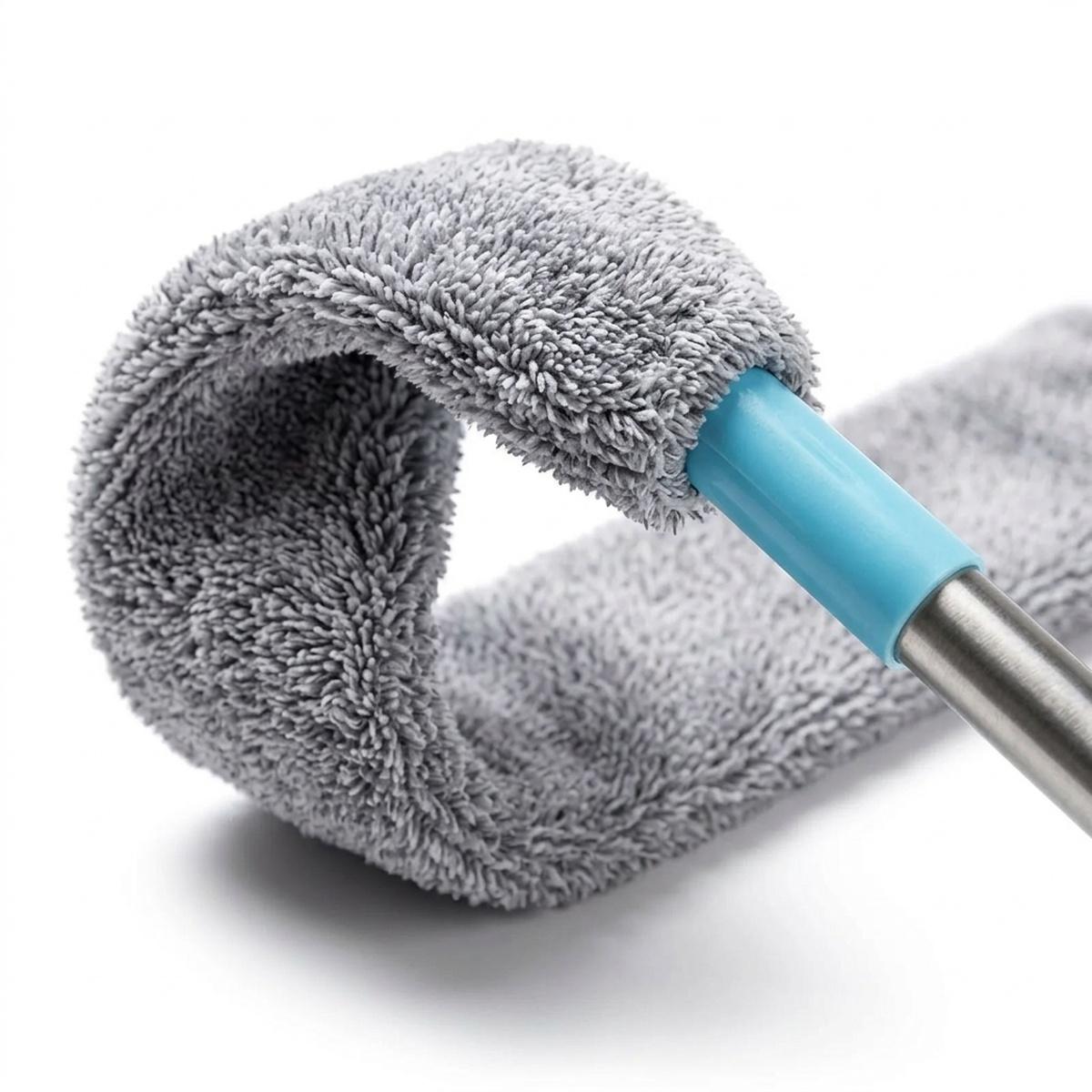 Savitljivi brisko za prašinu zateško dostupna mesta i površine sa mikrofiber navlakom, sivi