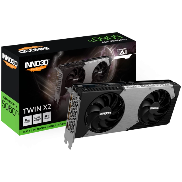 INNO3D GeForce RTX 5060 Ti Twin X2 8GB GDDR7 128-bit 1x HDMI