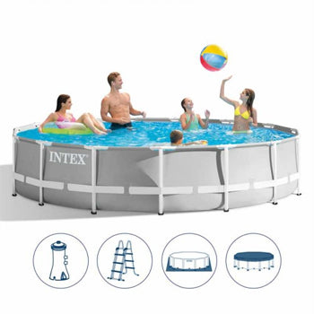 26724 Intex bazen Prism Frame sa metalnom konstrukcijom 457x107 cm