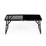 Kamperski sklopivi stočić 60 × 40 cm – Black MultiGarden