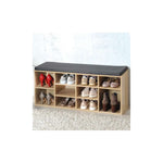 KESPER KSP15920 DRVENI CIPELARNIK HRAST SA JASTUKOM ZA SEDENJE 103X48X29