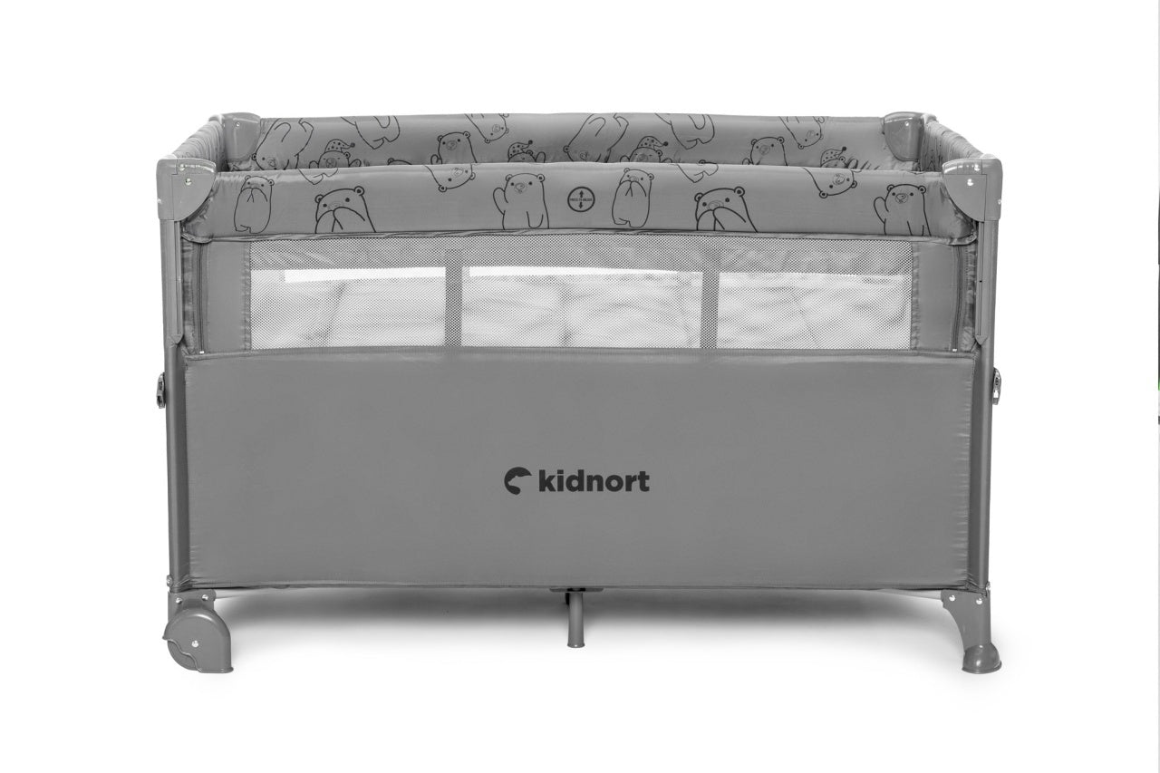 Kidnort Naste prenosivi krevetac light grey mélange