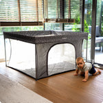 Kidnort Snoen ogradica za bebe black
