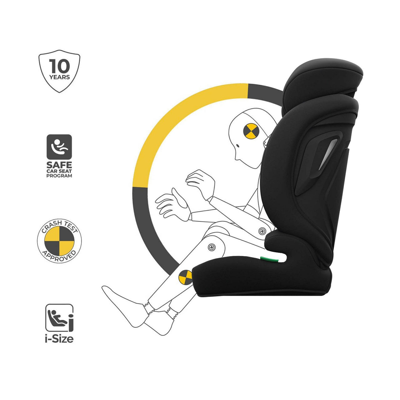 KINDERKRAFT AUTO SEDIŠTE COMFORT UP 2 PLUS i-Size black