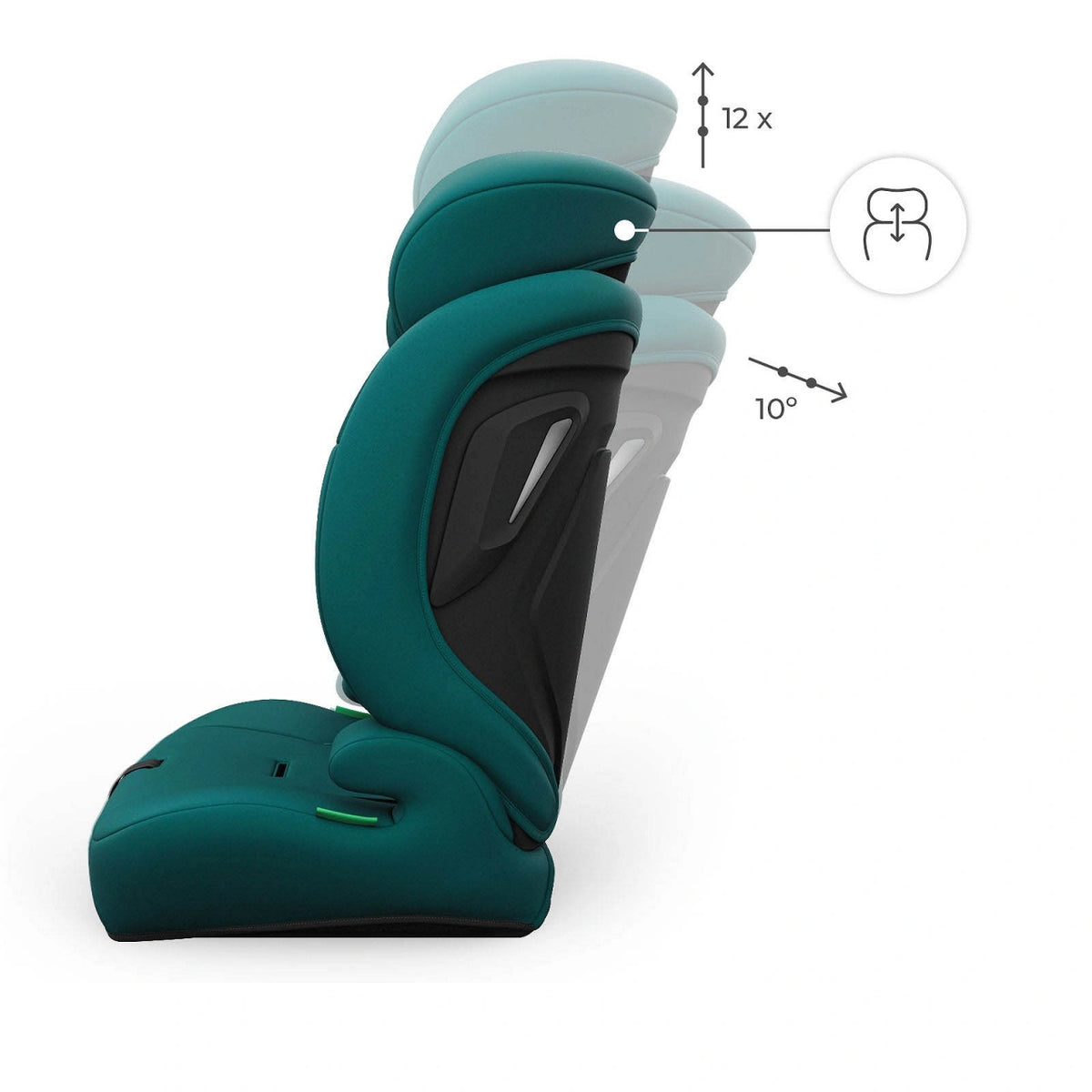 KINDERKRAFT AUTO SEDIŠTE COMFORT UP 2 PLUS i-Size green