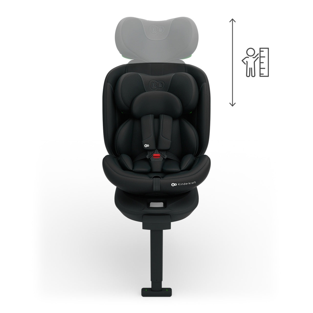 KINDERKRAFT AUTO SEDISTE I-360 2 PLUS i size 40-150cm BLACK