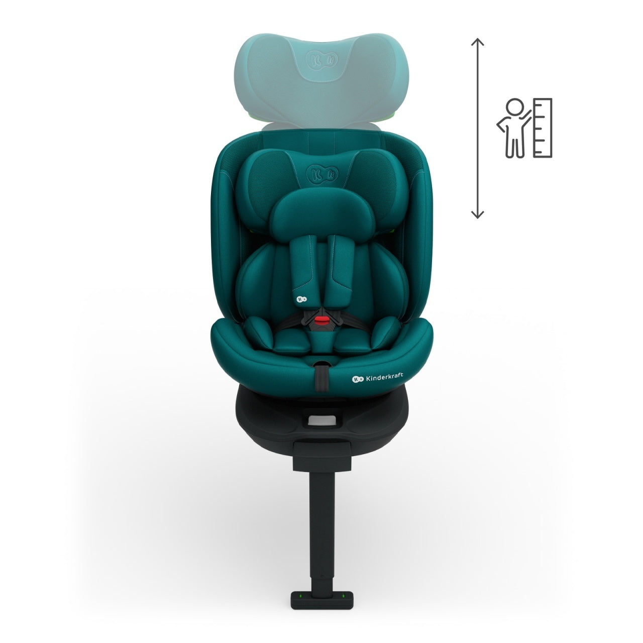KINDERKRAFT AUTO SEDISTE I-360 2 PLUS i size 40-150cm GREEN