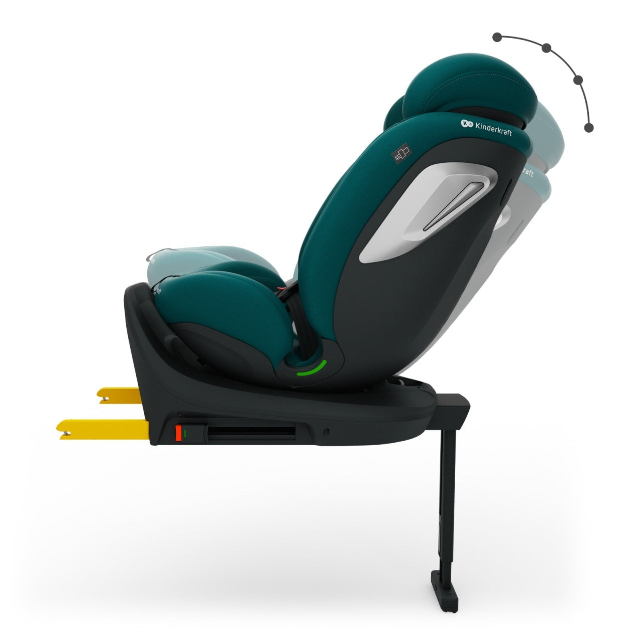 KINDERKRAFT AUTO SEDISTE I-360 2 PLUS i size 40-150cm GREEN